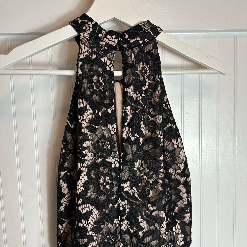 Julia Jordan Elegant Black Lace Jumpsuit - Picture 5 of 16